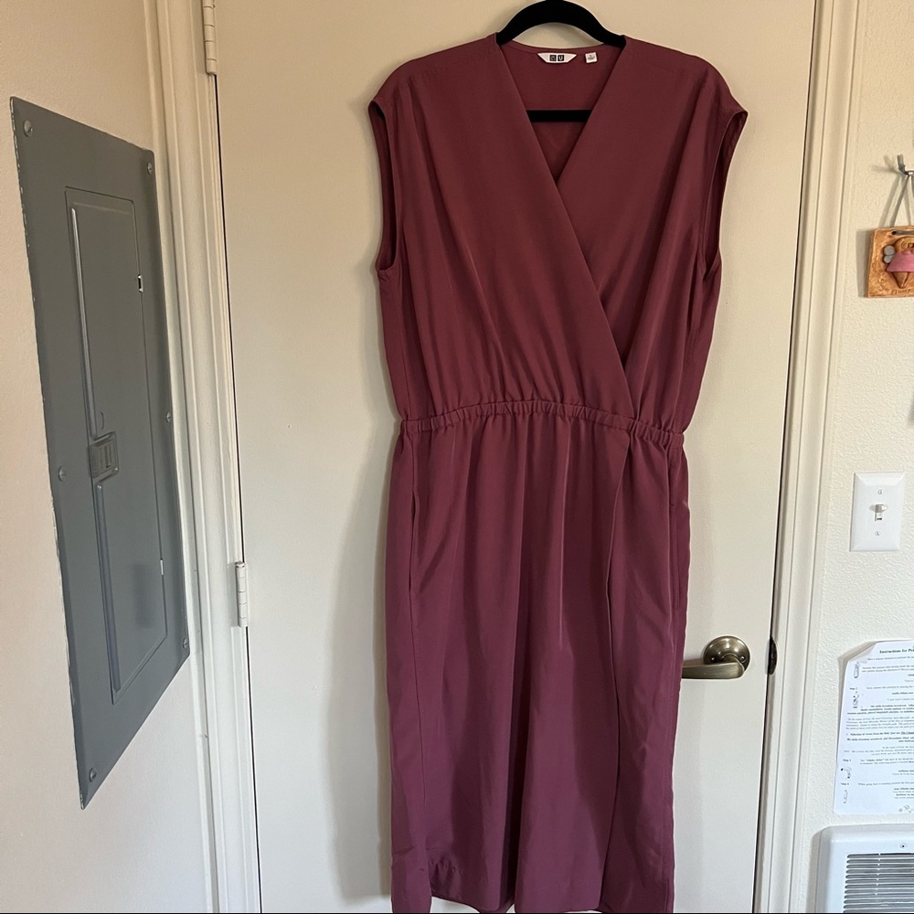 Rose Mauve Uniqlo Dress